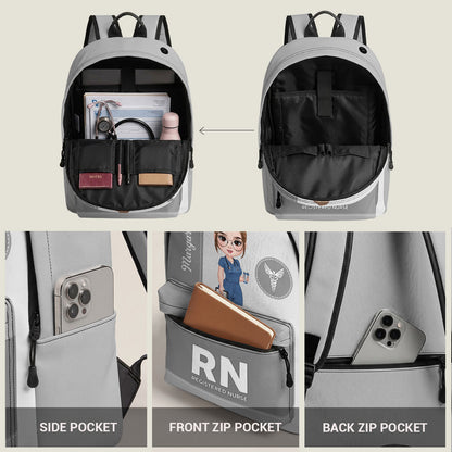 Elegant Nurse - Personalized Backpack