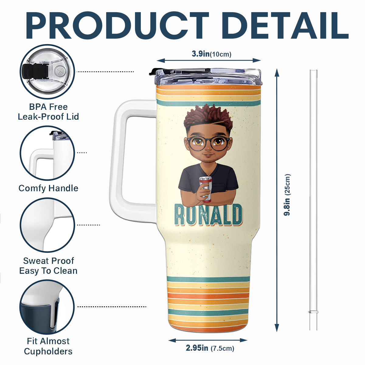 Amazing Nurse Looks Like - Personalized Nurse 40oz Tumbler With Handle