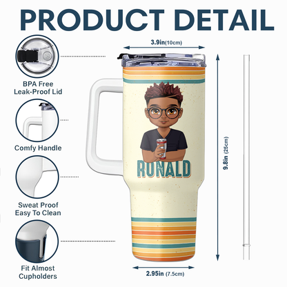 Amazing Nurse Looks Like - Personalized Nurse 40oz Tumbler With Handle