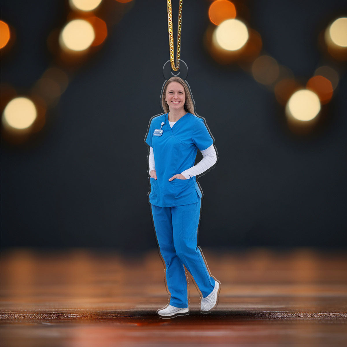 Nurse Custom Photo - Personalized Nurse Acrylic Ornament