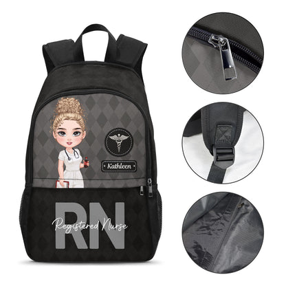 Nurse Elegant Style - Personalized Backpack