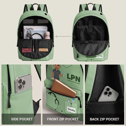 Nurse Scrubs - Personalized Backpack