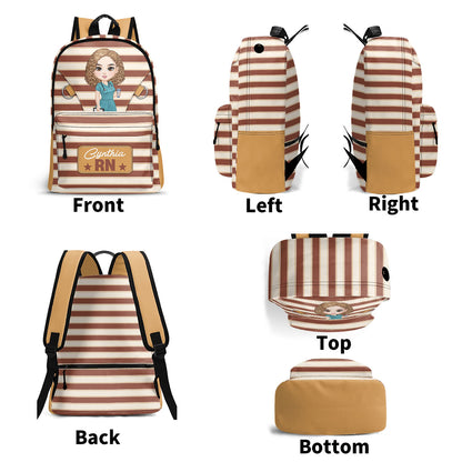 Nurse Summer Vibe - Personalized Backpack