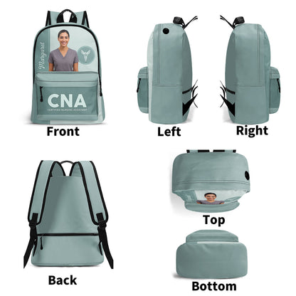 Elegant Nurse Photo - Personalized Backpack