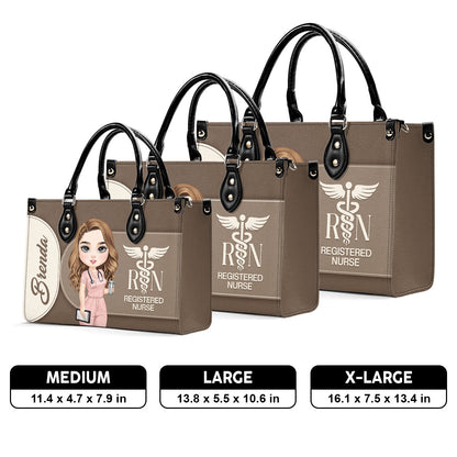 Gracefully Nursing - Personalized Custom Leather Handbag