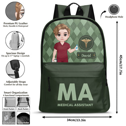 Nurse Happy Life - Personalized Backpack