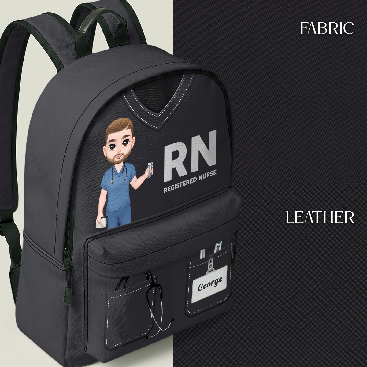 Nurse Scrubs - Personalized Backpack