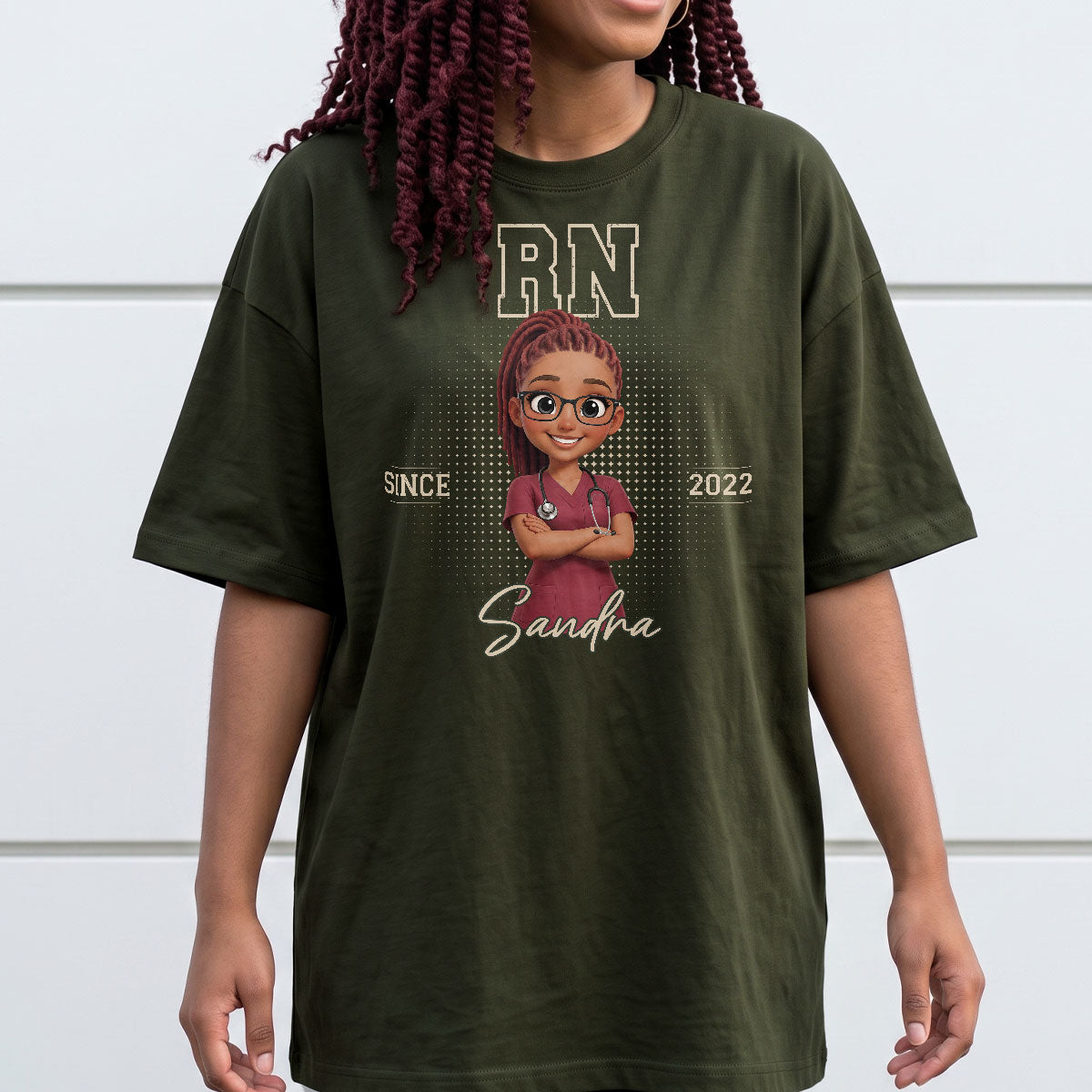 Retro Elegant Nurse - Personalized Custom Nurse T-shirt, Hoodie, Sweatshirt