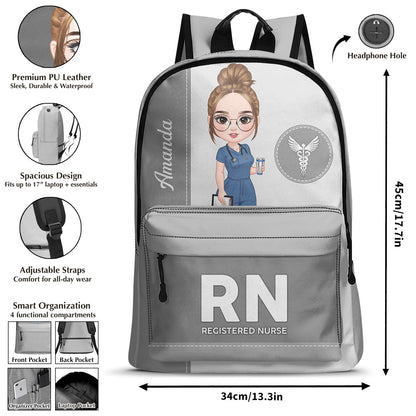 Elegant Nurse - Personalized Backpack