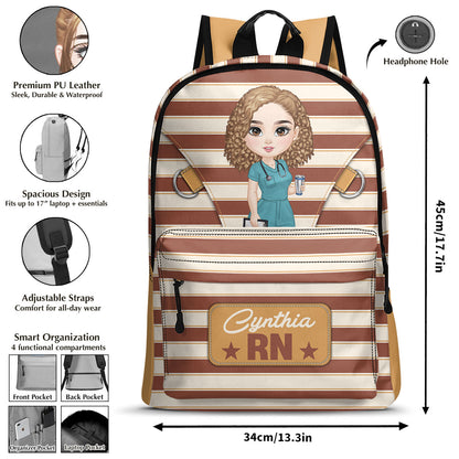 Nurse Summer Vibe - Personalized Backpack