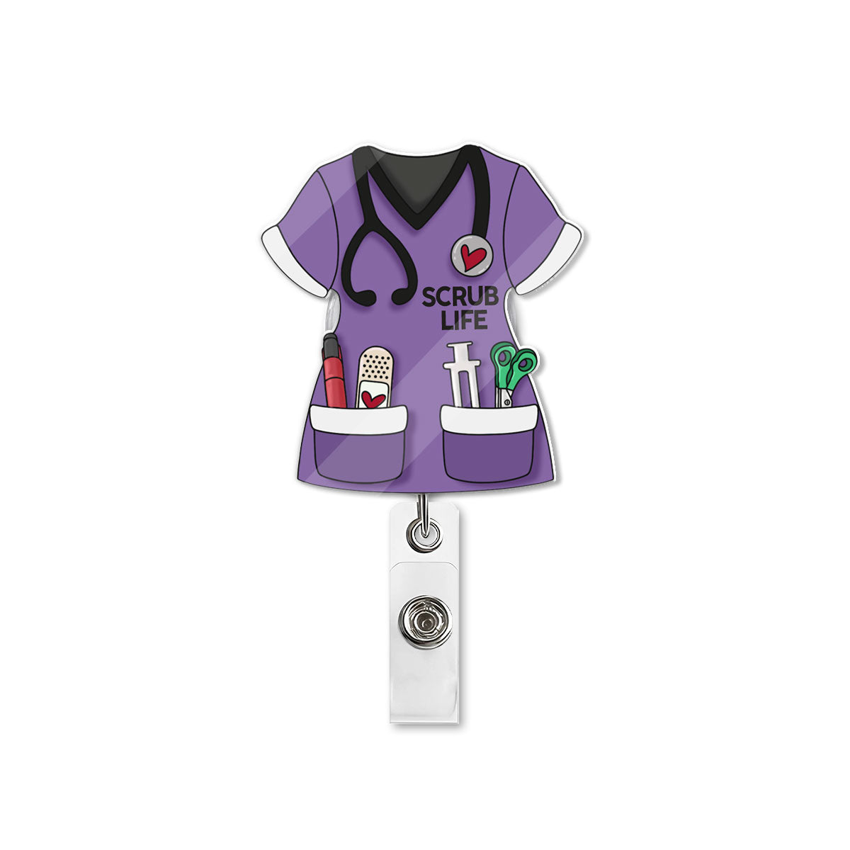 Scrub Color - Badge Reel for Nurses