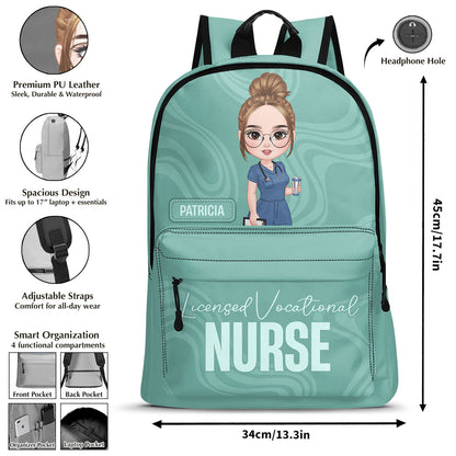 Basic Nurse - Personalized Backpack