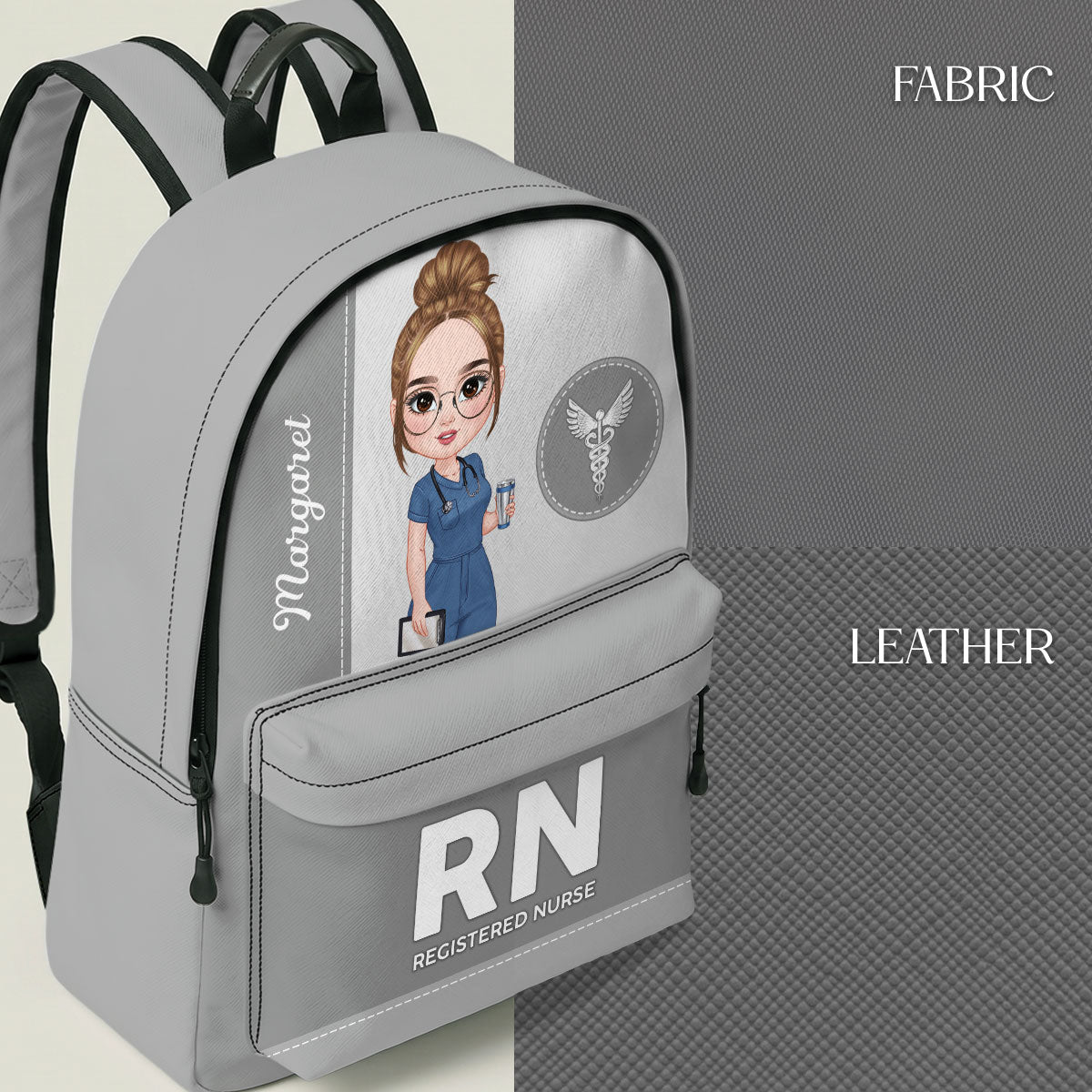 Elegant Nurse - Personalized Backpack