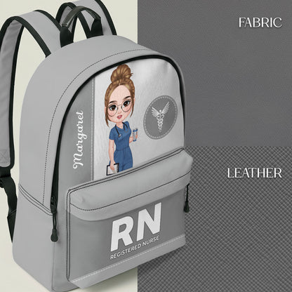 Elegant Nurse - Personalized Backpack