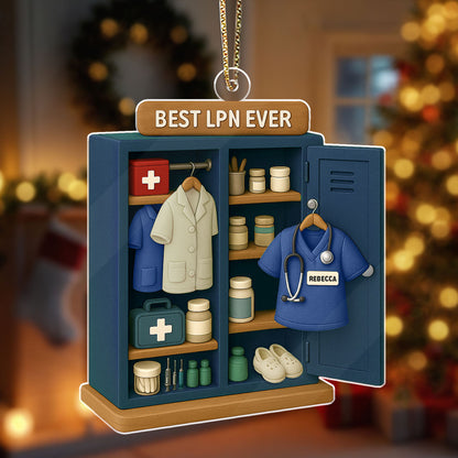 Nurse Locker - Personalized Nurse Acrylic Ornament