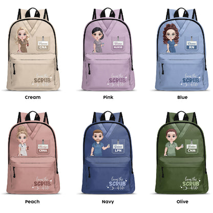 Living The Scrub Life - Personalized Backpack
