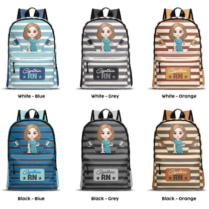 Nurse Summer Vibe - Personalized Backpack
