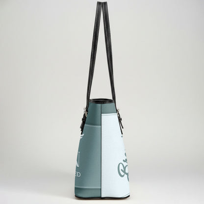 Carefully Dedicated - Personalized Custom Nurse Leather Tote Bag