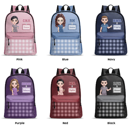 Fancy Nurse - Personalized Backpack