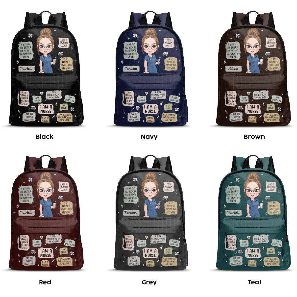 Nurse Affirmations - Personalized Backpack