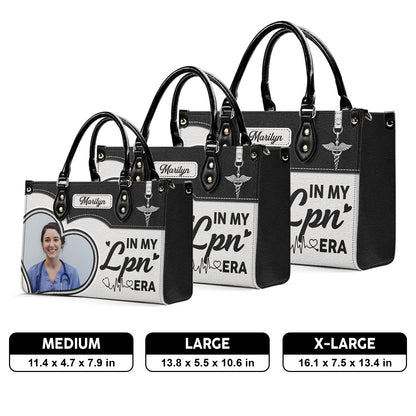 In My Nurse Era - Personalized Custom Leather Handbag