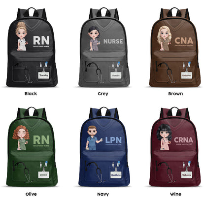 Nurse Scrubs Life - Personalized Backpack