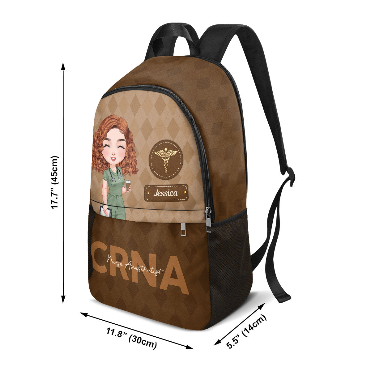 Nurse Elegant Style - Personalized Backpack