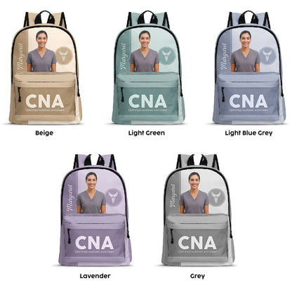 Elegant Nurse Photo - Personalized Backpack