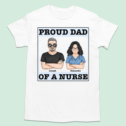 Proud Dad - Personalized Custom T-shirt