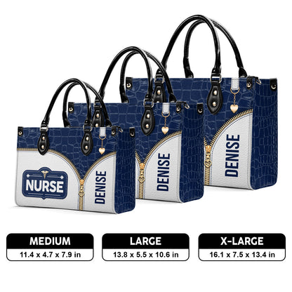 Retro Nurse Style - Personalized Custom Leather Handbag