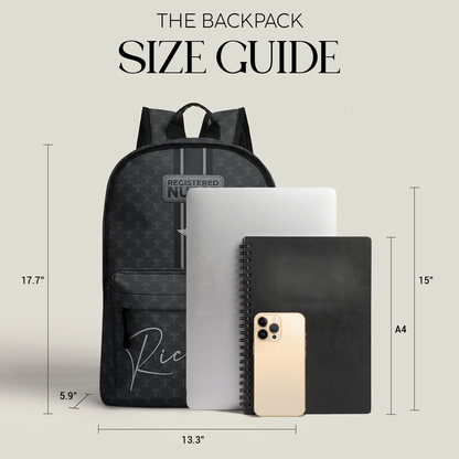 Nurse Monogram - Personalized Backpack