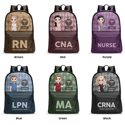 Nurse Happy Life - Personalized Backpack