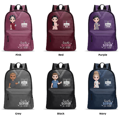 Living Scrub Life - Personalized Backpack