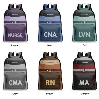 Simple Nurse Life - Personalized Backpack