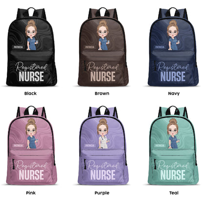 Basic Nurse - Personalized Backpack