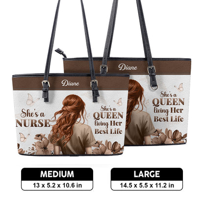 personalized custom nurse tote bag