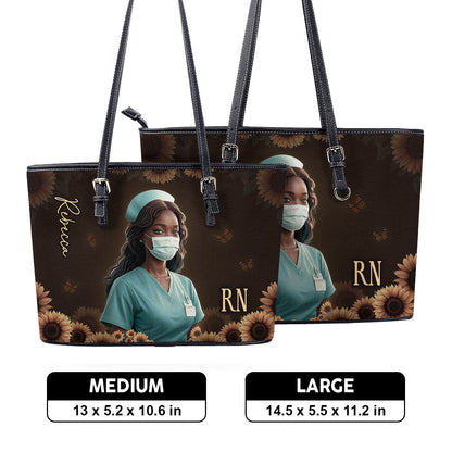 personalized custom nurse tote bag