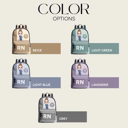 Elegant Nurse - Personalized Backpack