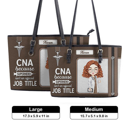 personalized custom nurse tote bag