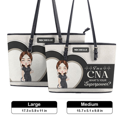 personalized custom nurse tote bag