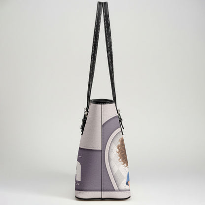Delightful Nurse Style - Personalized Custom Nurse Leather Tote Bag