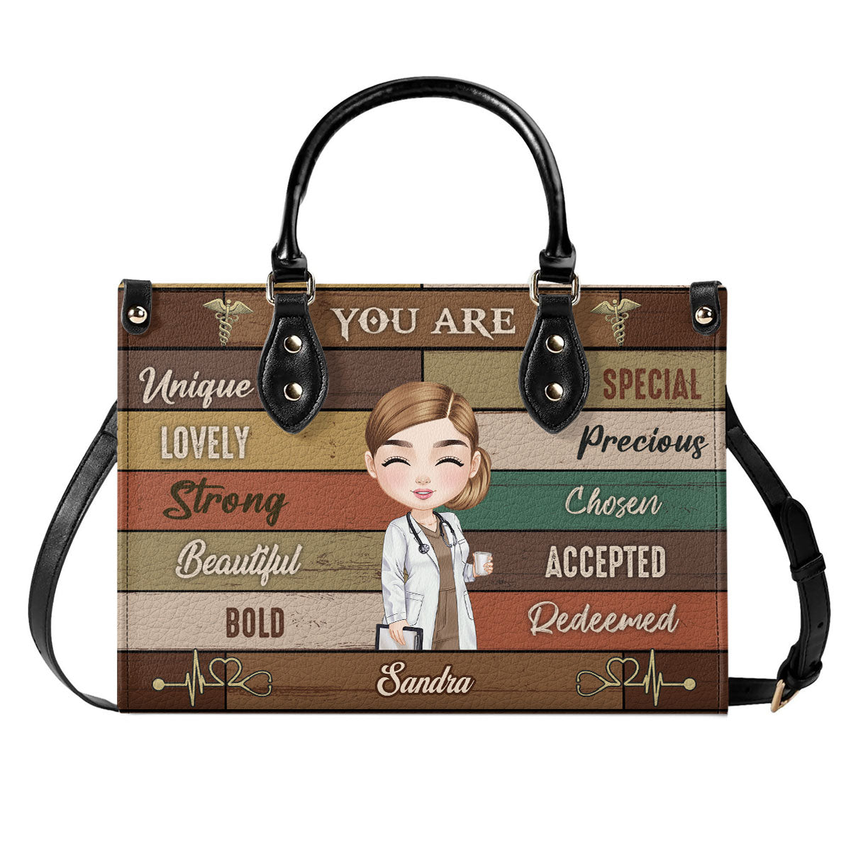 God Say You Are - Personalized Custom Leather Handbag