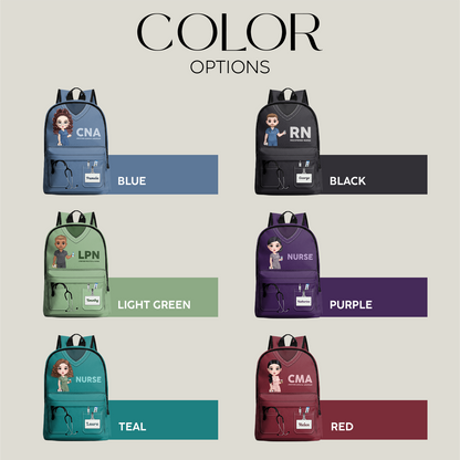 Nurse Scrubs - Personalized Backpack