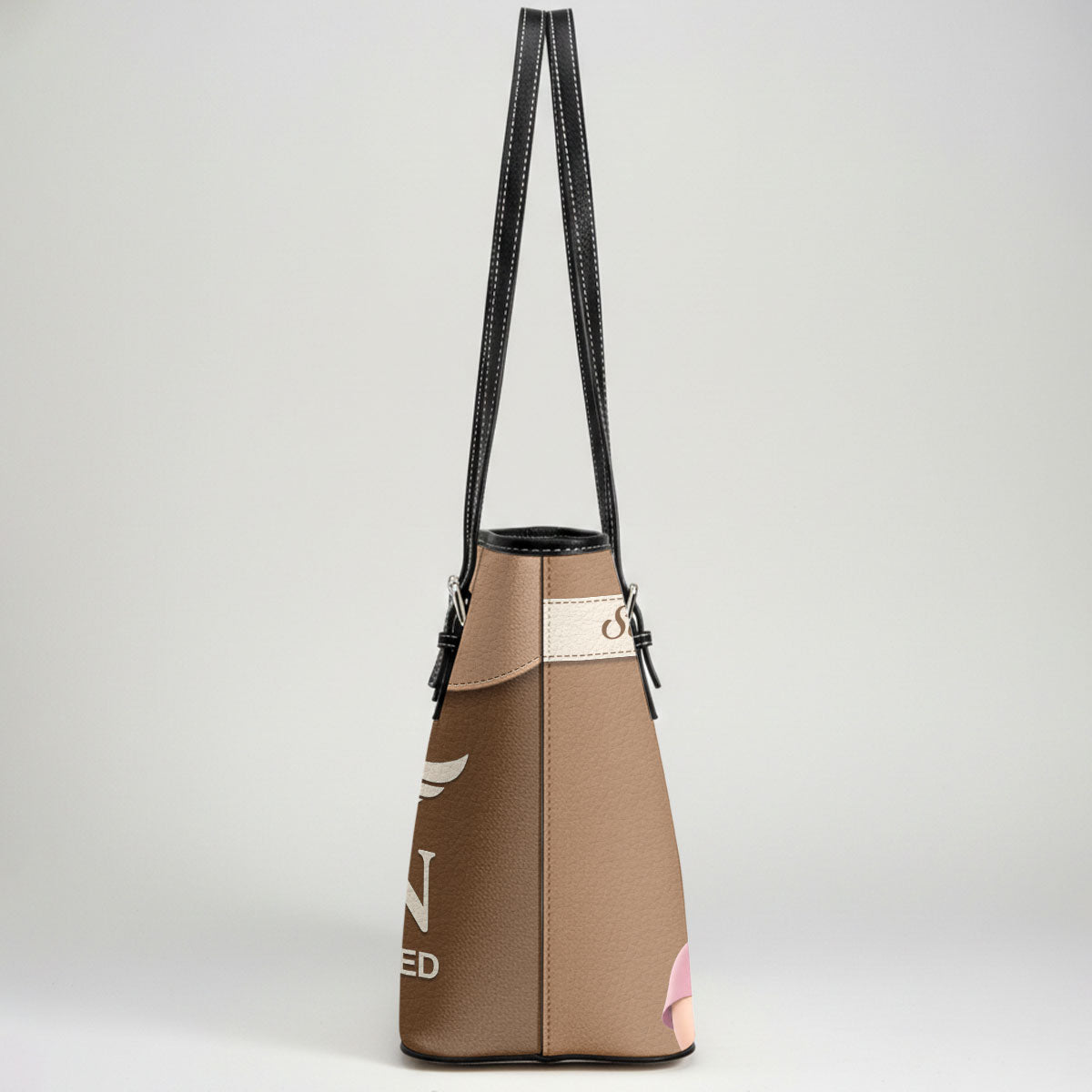 Elegant Nurse Style - Personalized Custom Nurse Leather Tote Bag