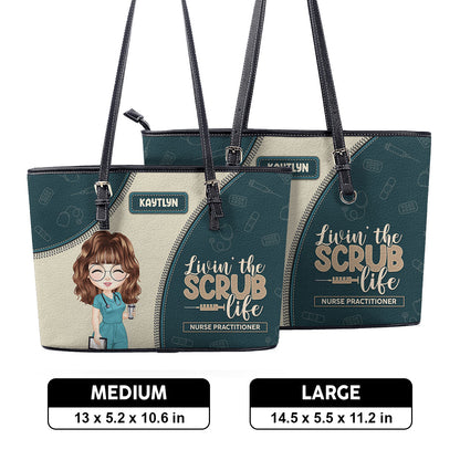 personalized custom nurse tote bag