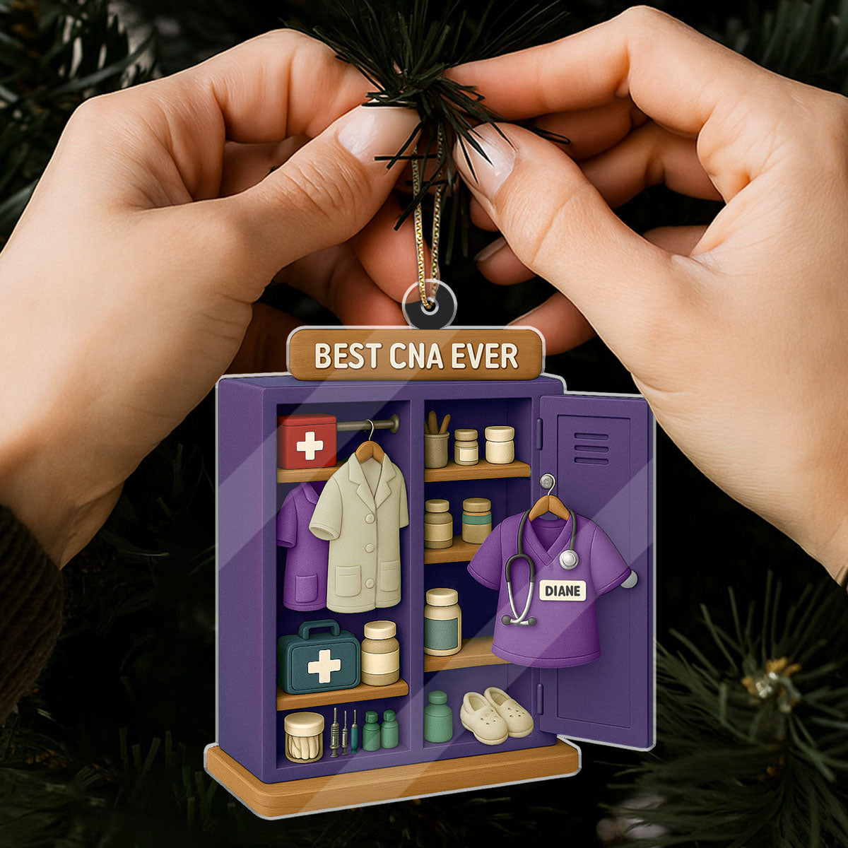 Nurse Locker - Personalized Nurse Acrylic Ornament