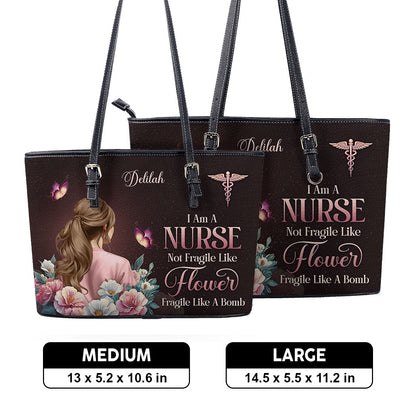 personalized custom nurse tote bag