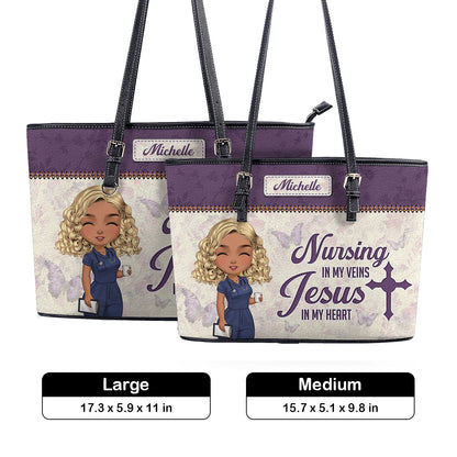 personalized custom nurse tote bag