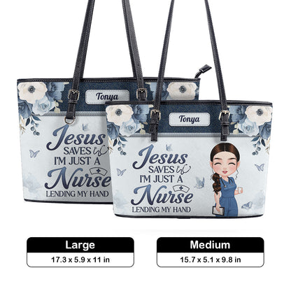 personalized custom nurse tote bag