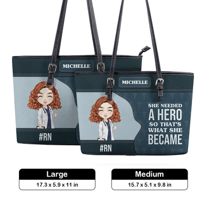 personalized custom nurse tote bag